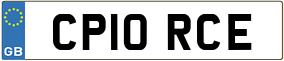 Truck License Plate